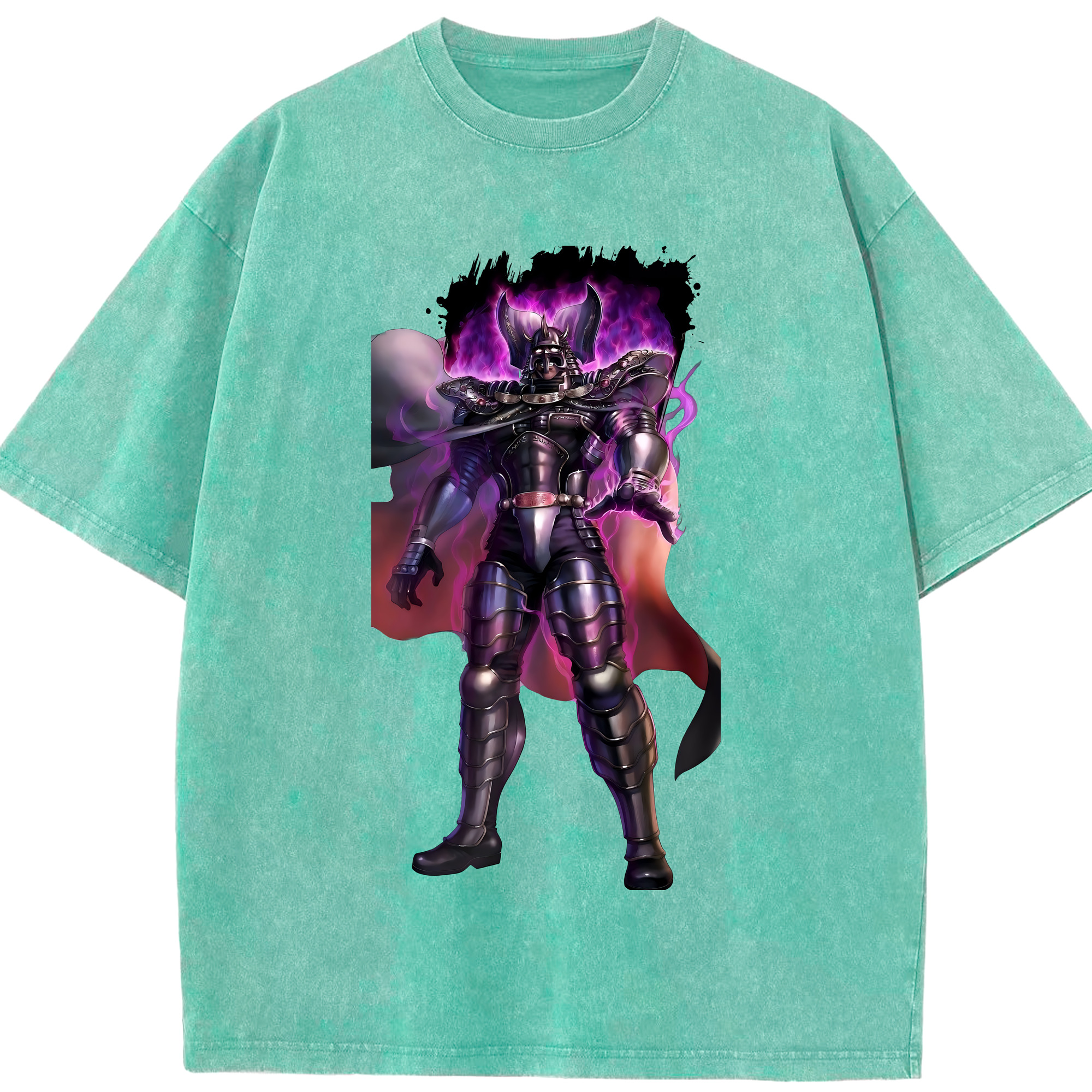 （画像用） 北斗の拳 Fist of the North Star 綿100% ヴィンテージ風 半袖Tシャツ（フロントプリント）